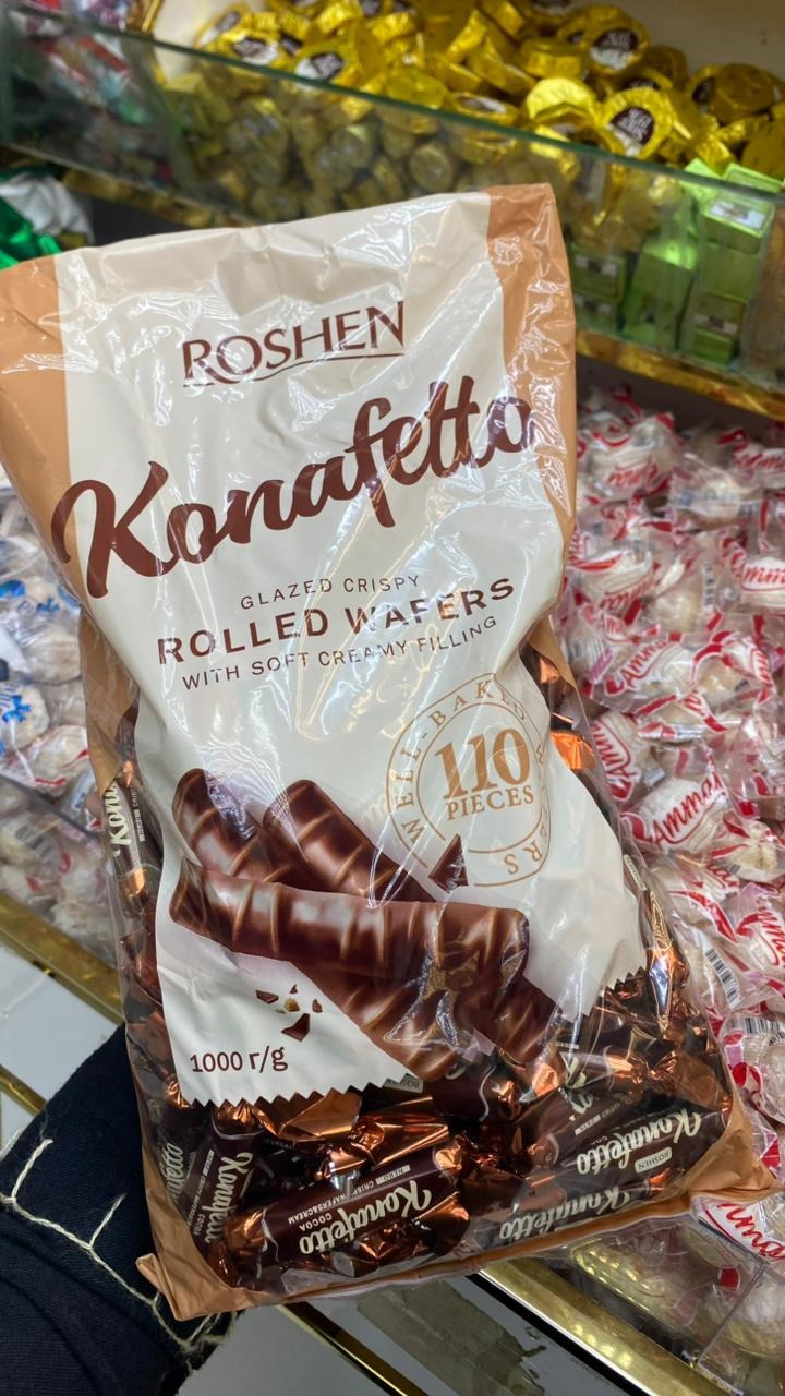 Konafetto Chocolate Wafer Roll