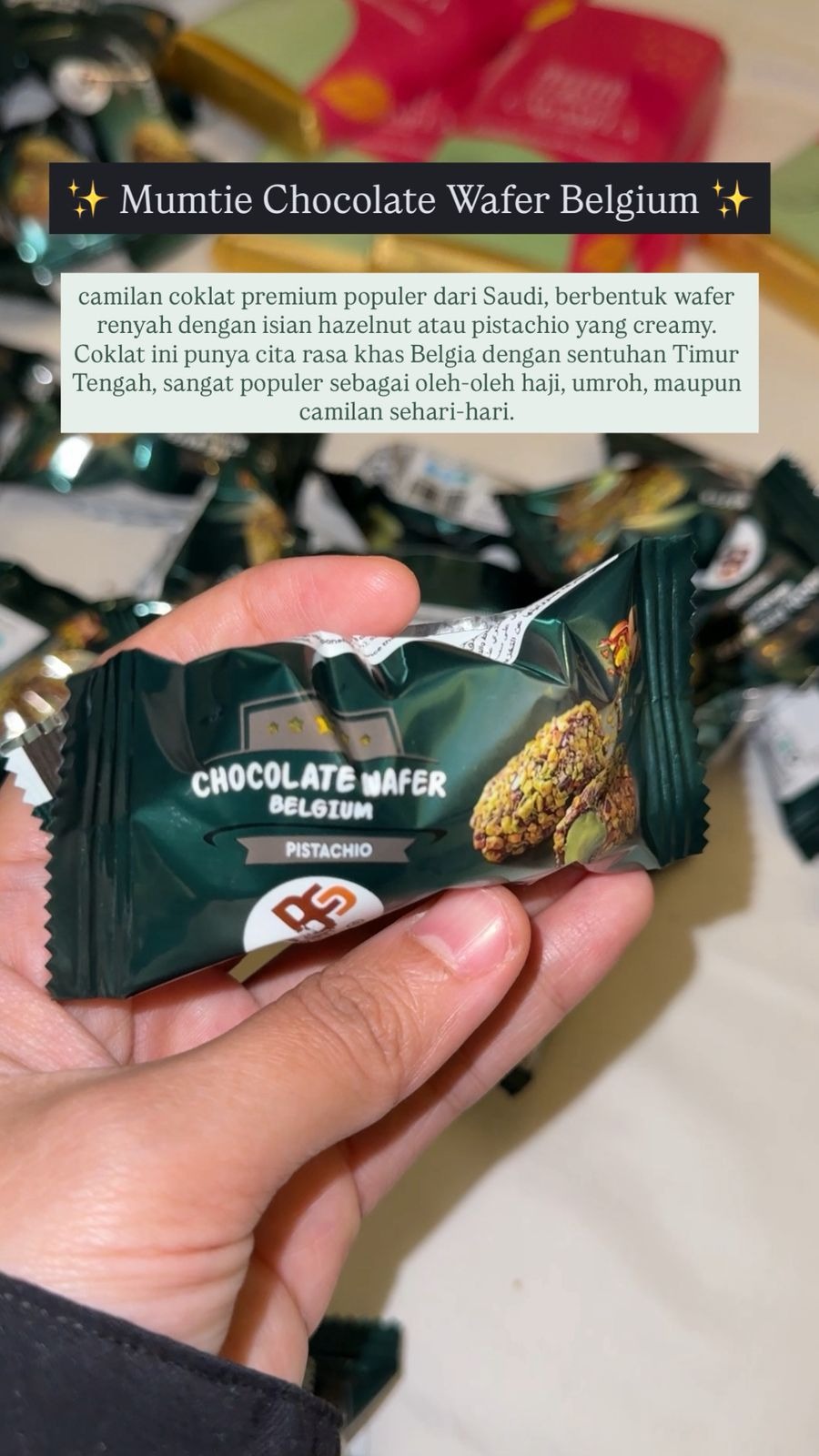 Mumtie Chocolate Wafer Belgium