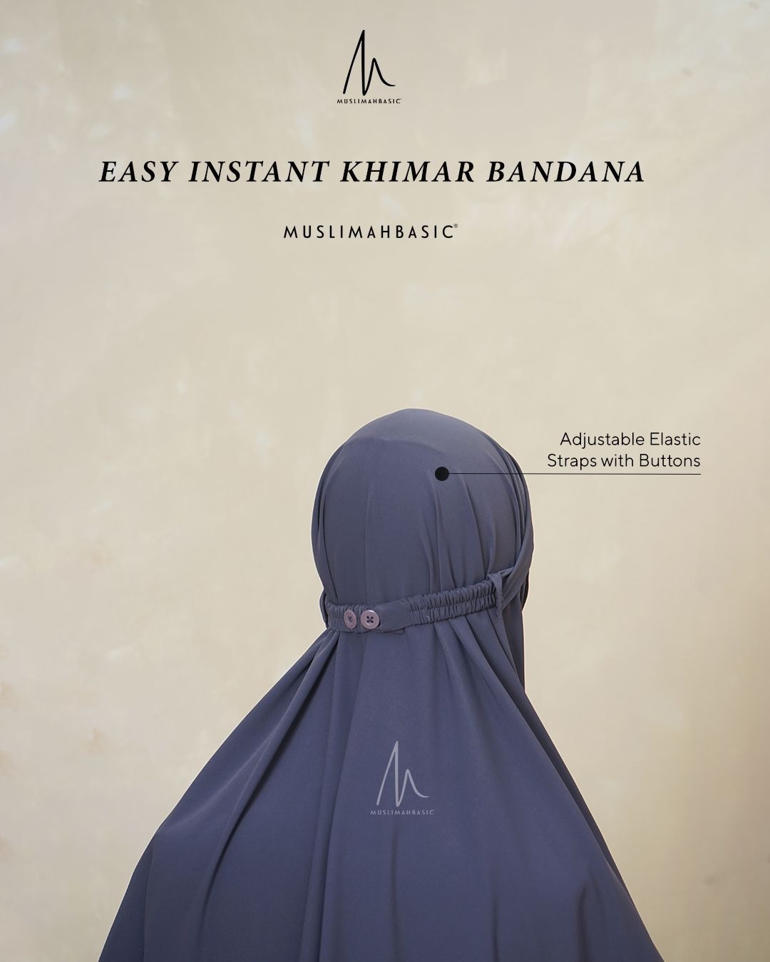 Instant Khimar Bandana Easy