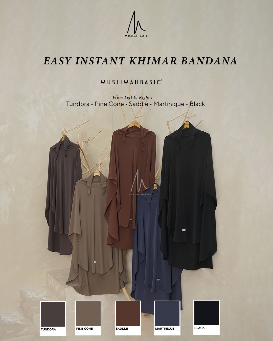 Instant Khimar Bandana Easy