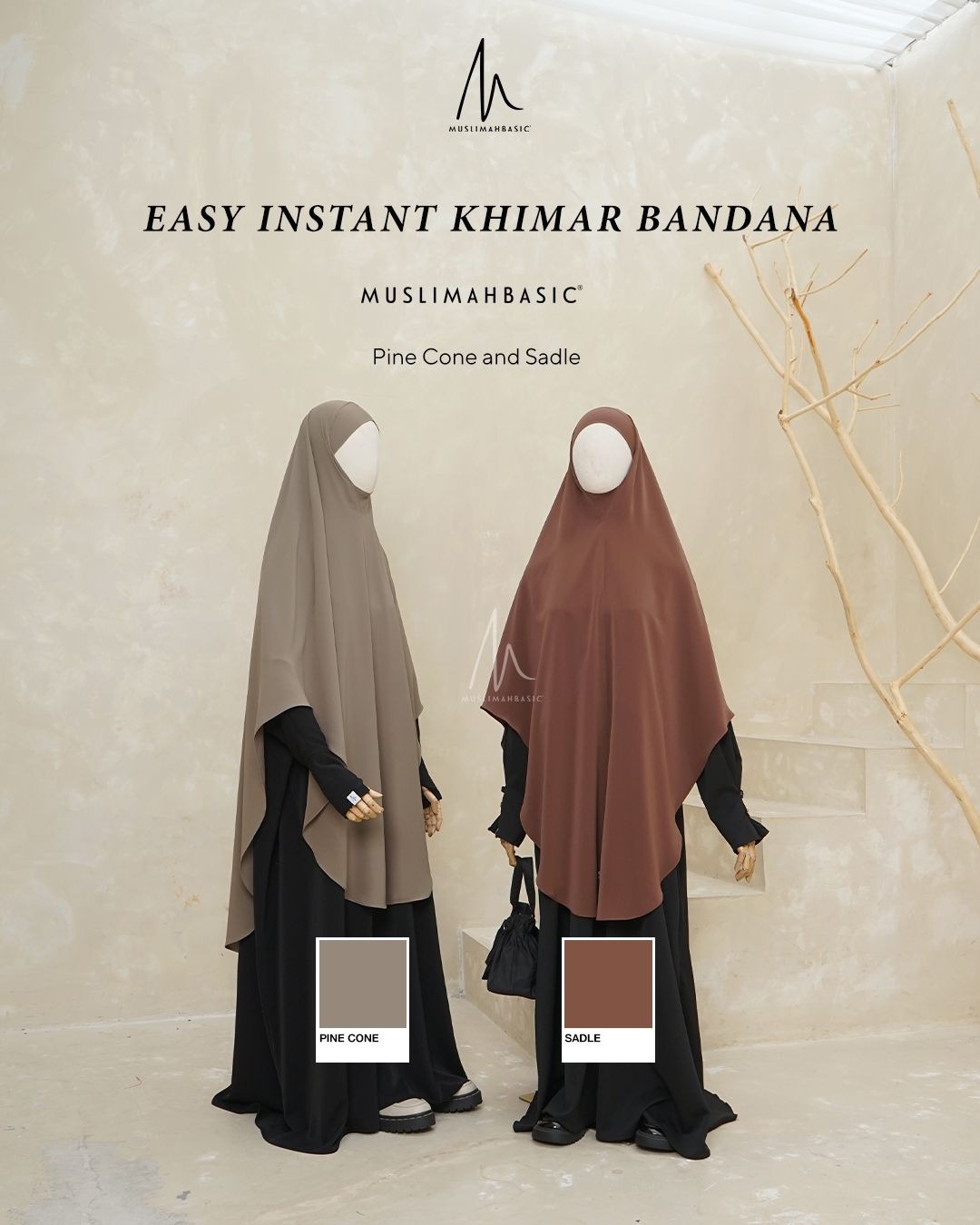 Instant Khimar Bandana Easy