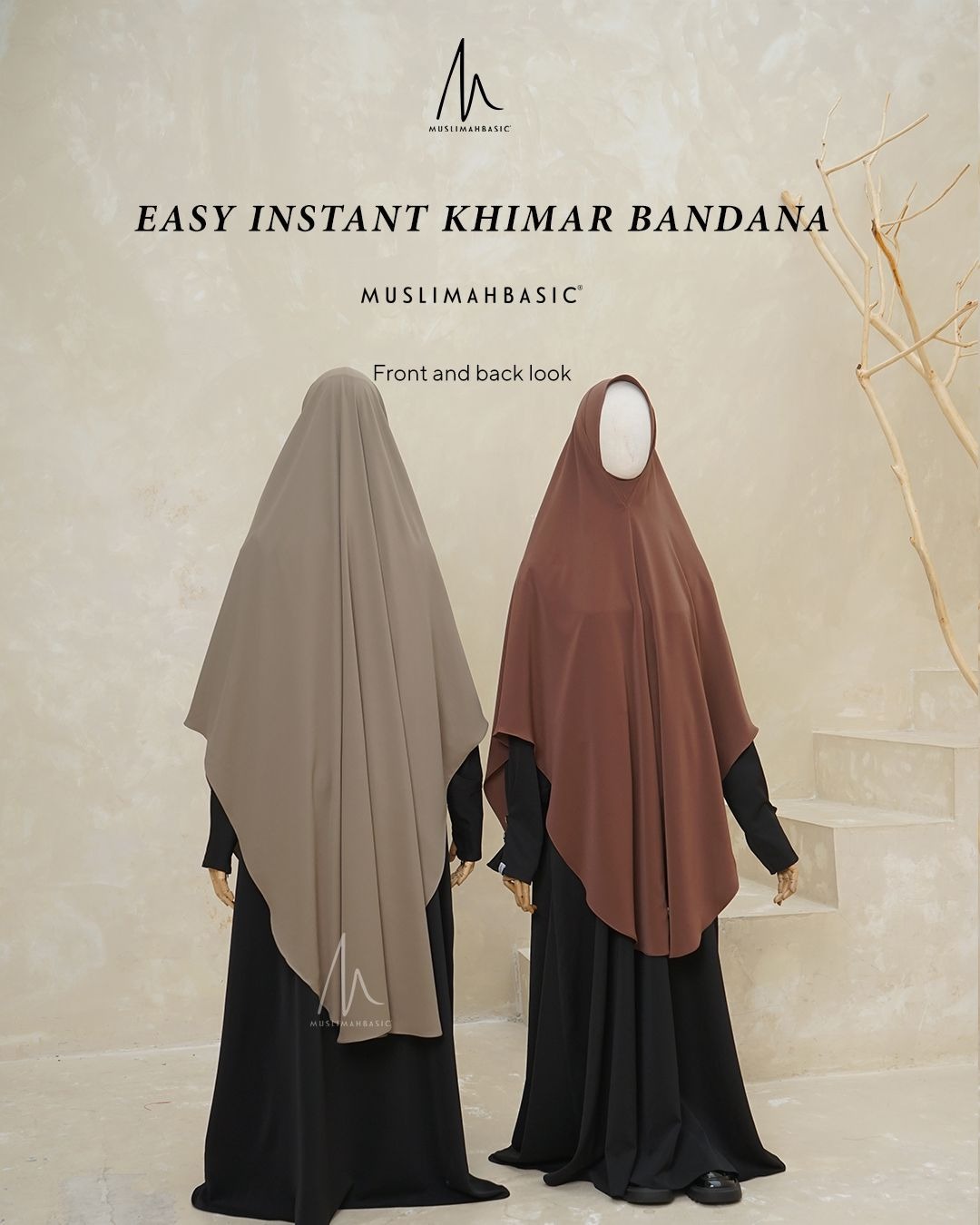 Instant Khimar Bandana Easy