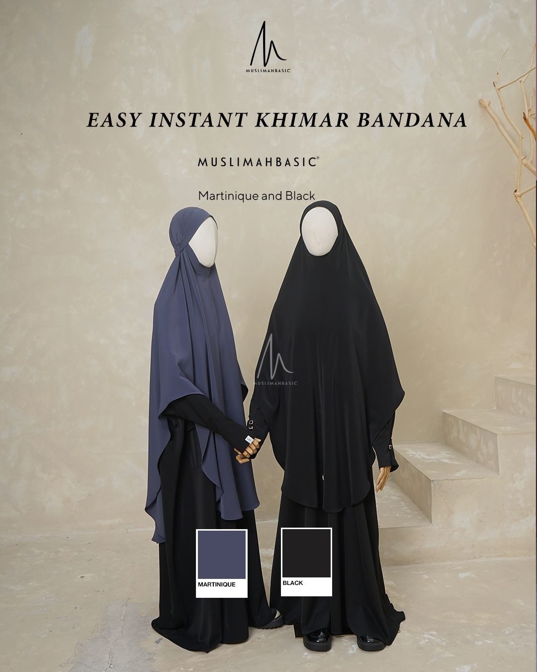 Instant Khimar Bandana Easy