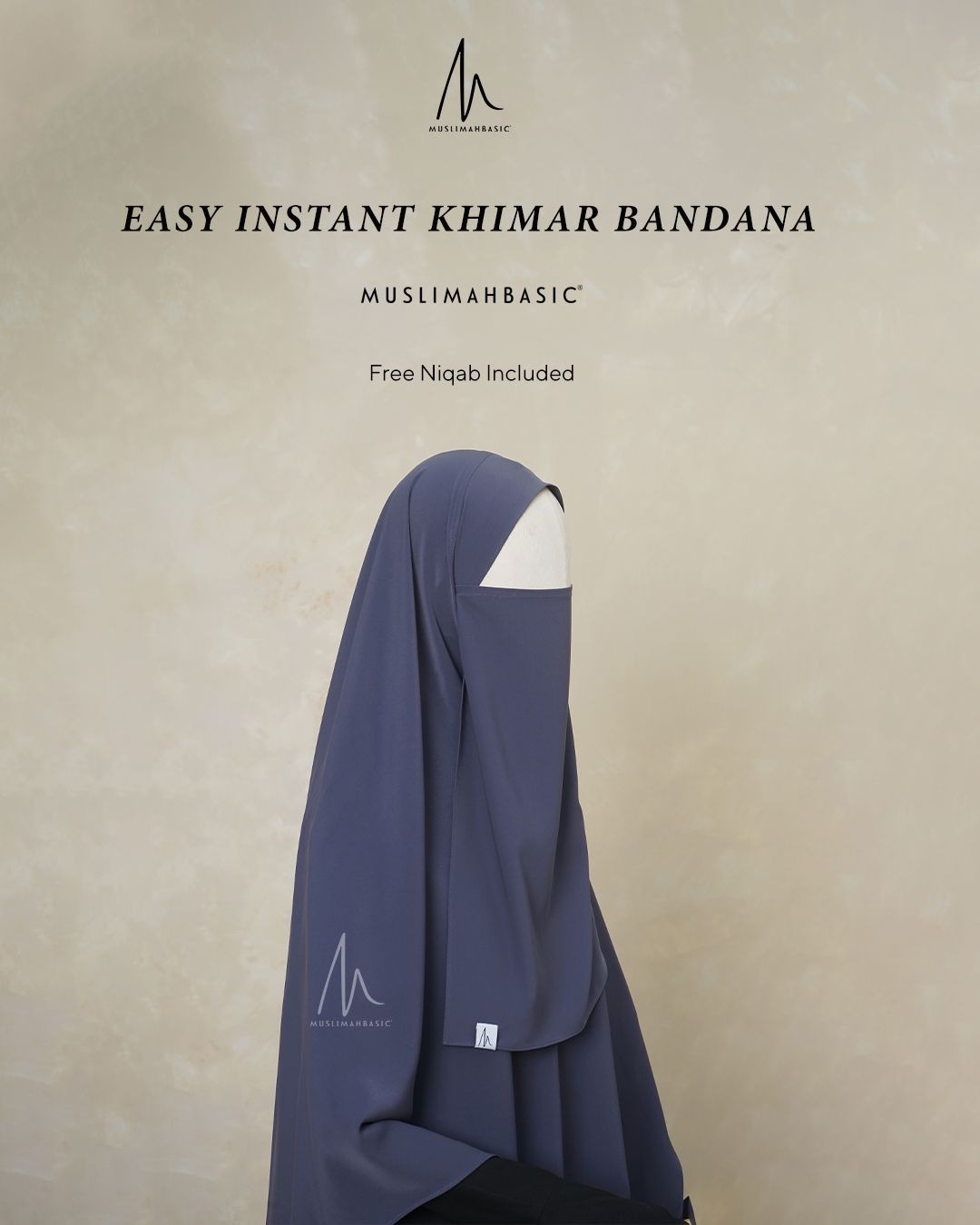 Instant Khimar Bandana Easy