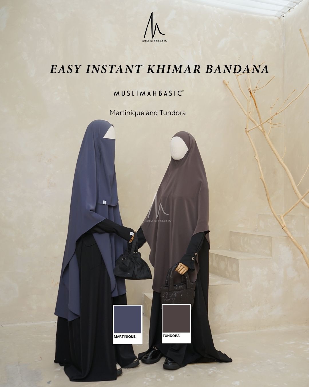 Instant Khimar Bandana Easy