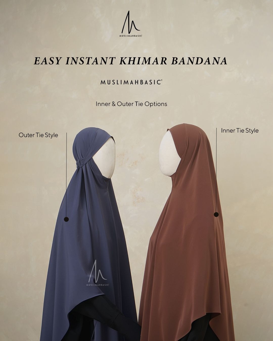 Instant Khimar Bandana Easy