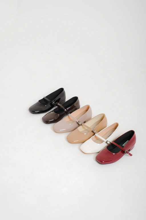 Image of Sada Heels Glossy - Mary Jane Heels Wanita