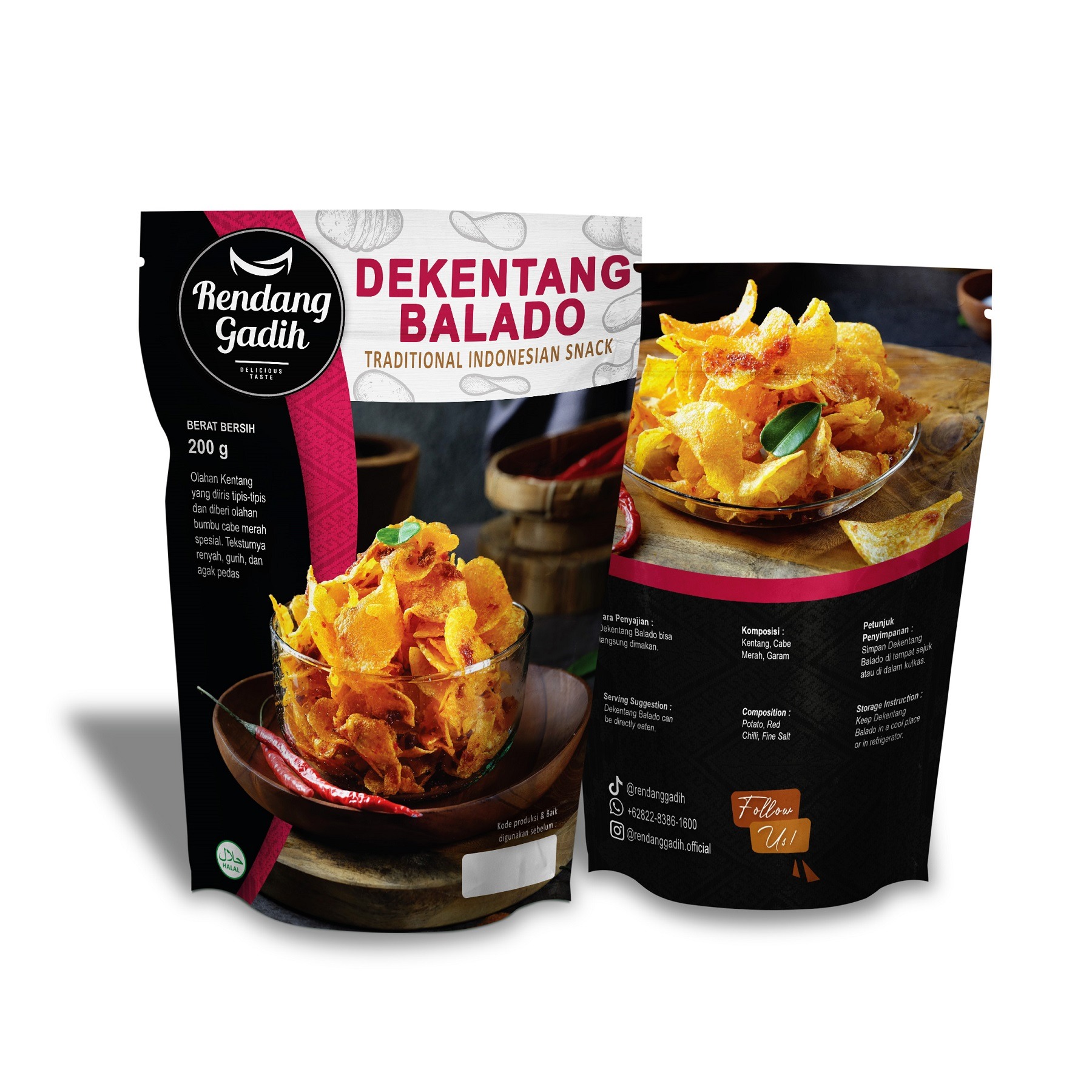 Dekentang Balado (100 gram)