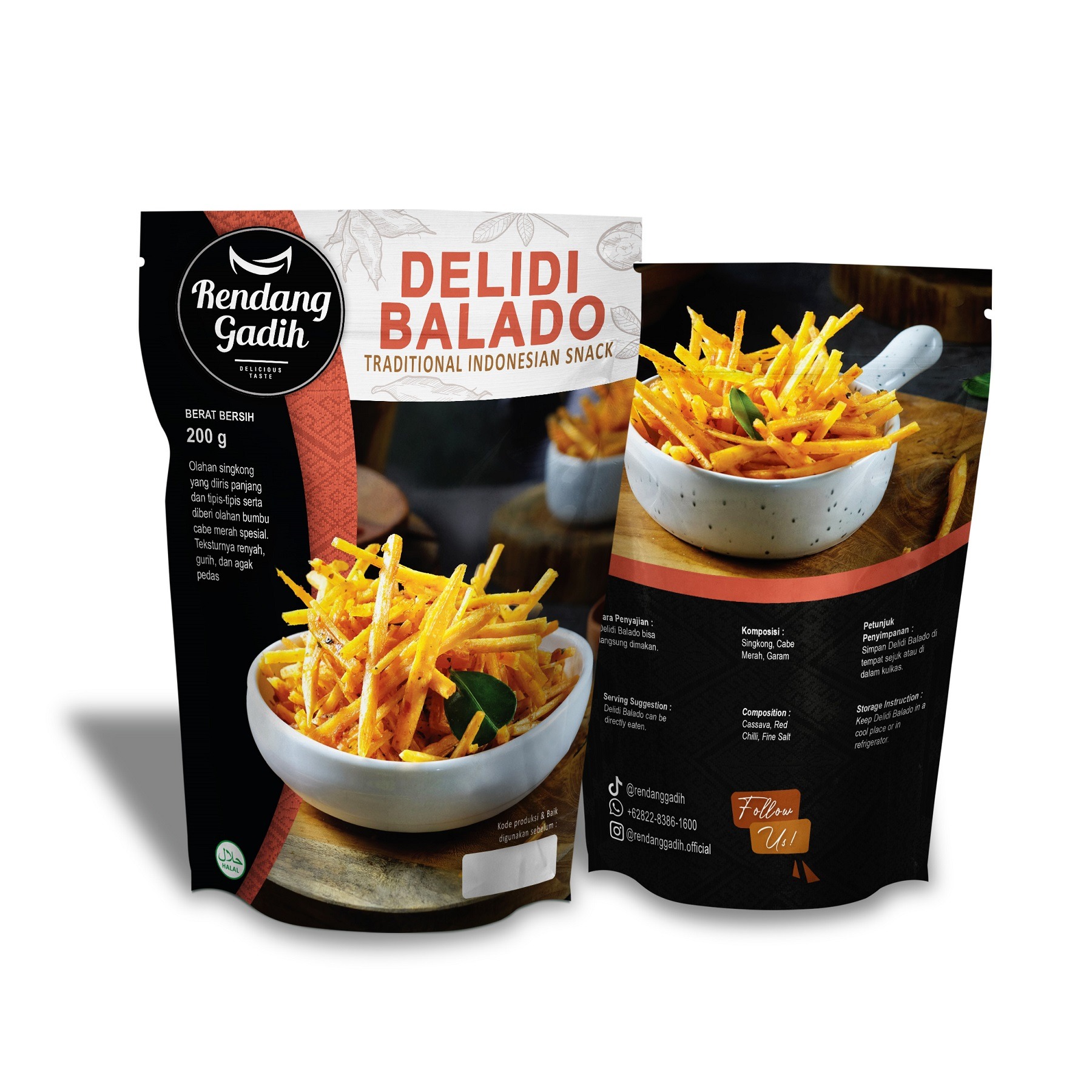 Delidi Balado (150 gram)