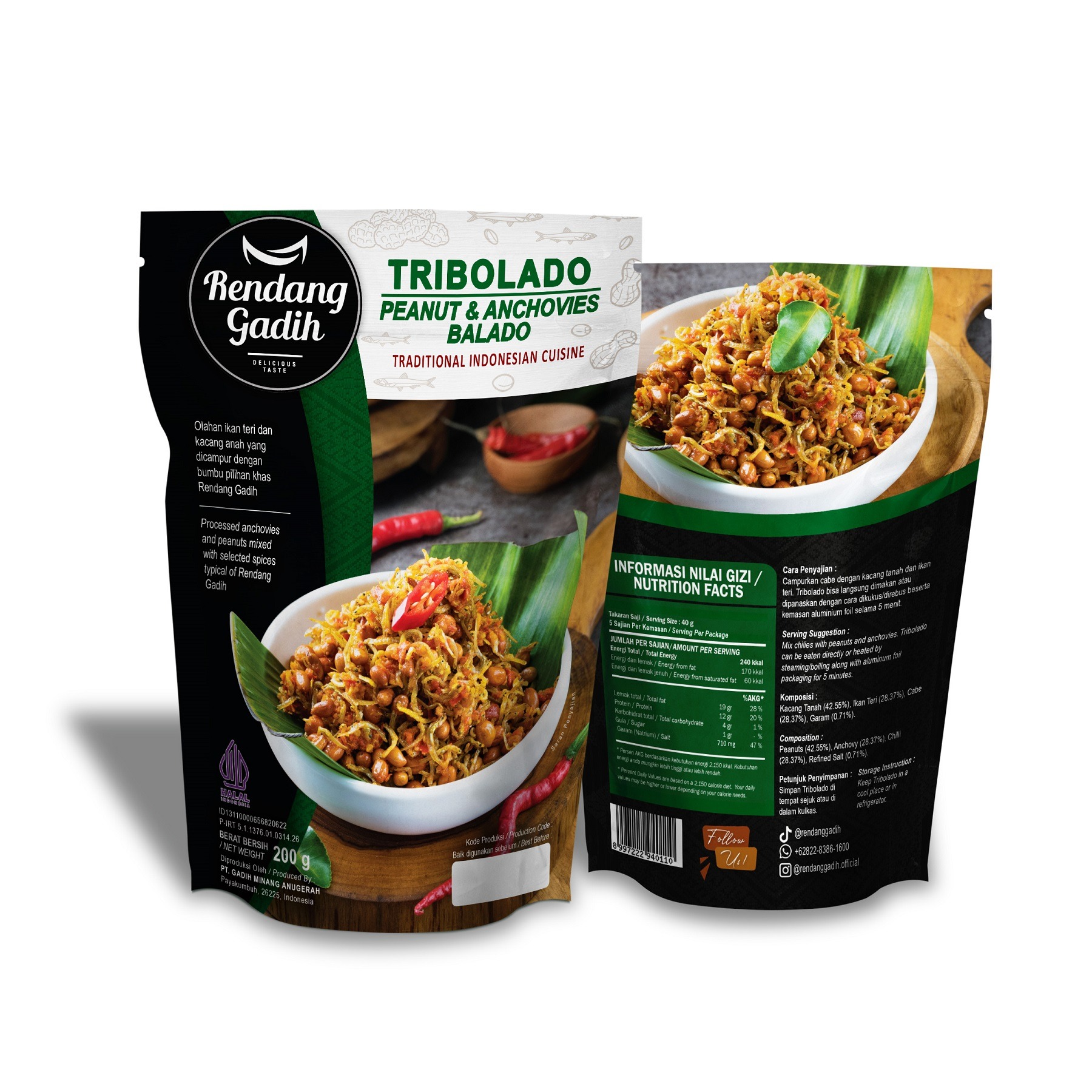 Tribolado (200 gram)