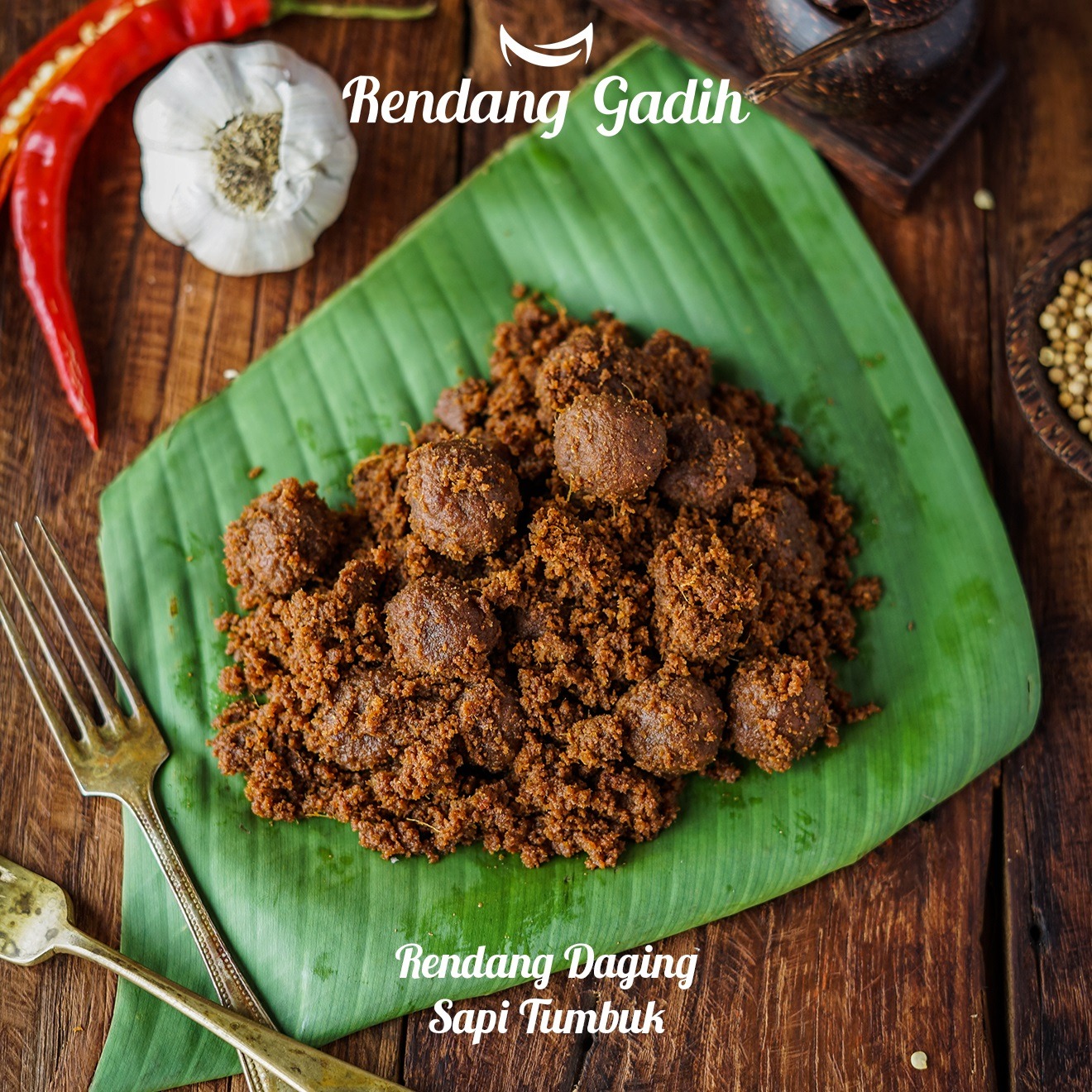Rendang Daging Sapi Tumbuk (250g)