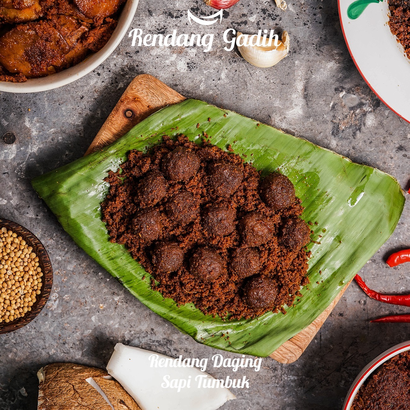 Rendang Daging Sapi Tumbuk (250g)