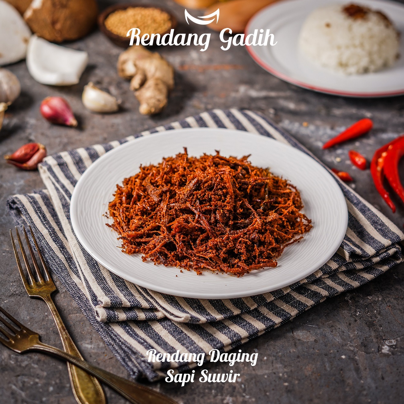 Rendang Daging Sapi Suwir (150 gram)
