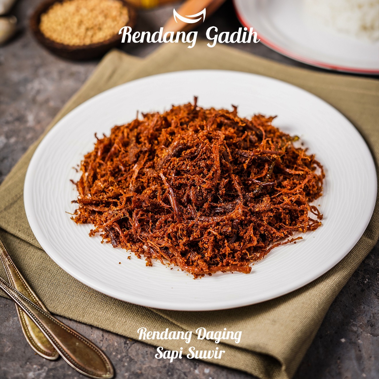 Rendang Daging Sapi Suwir (150 gram)