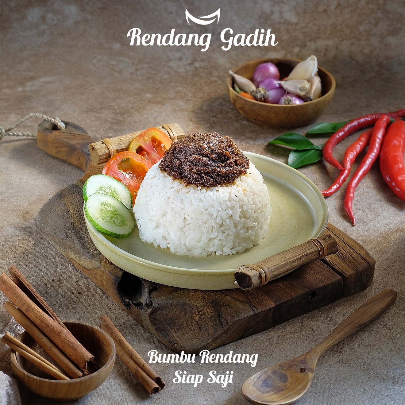 Bumbu Rendang Siap Saji (250 gram)