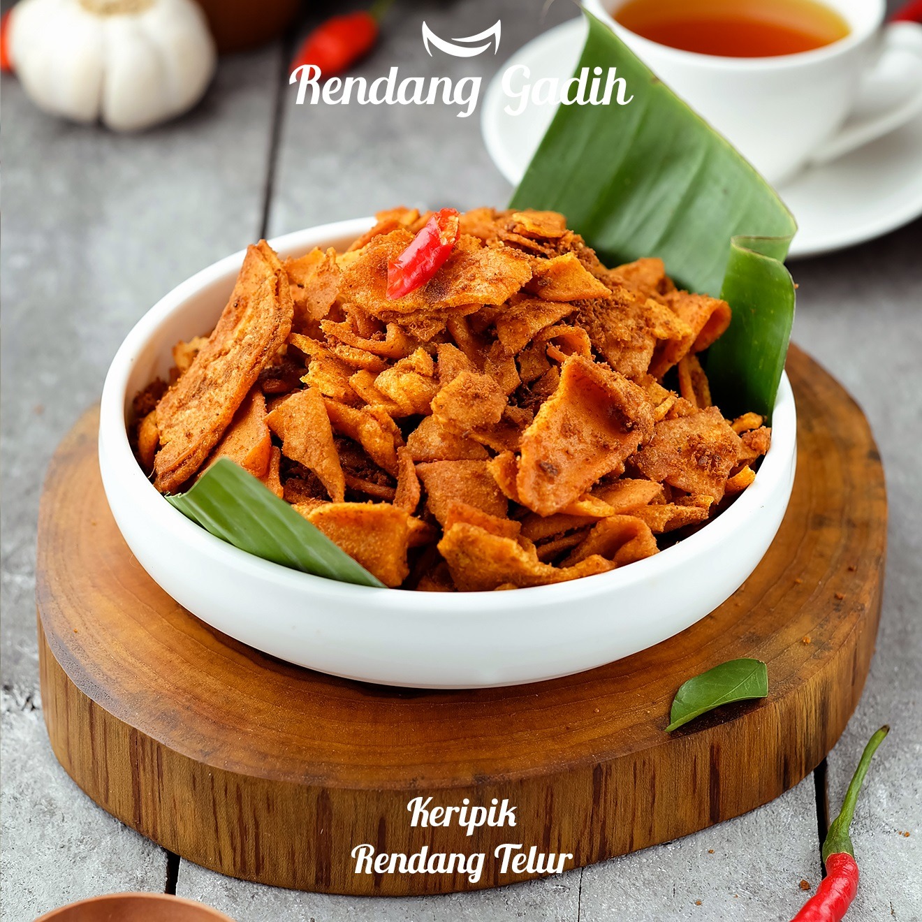 Keripik Rendang Telur (150 gram)
