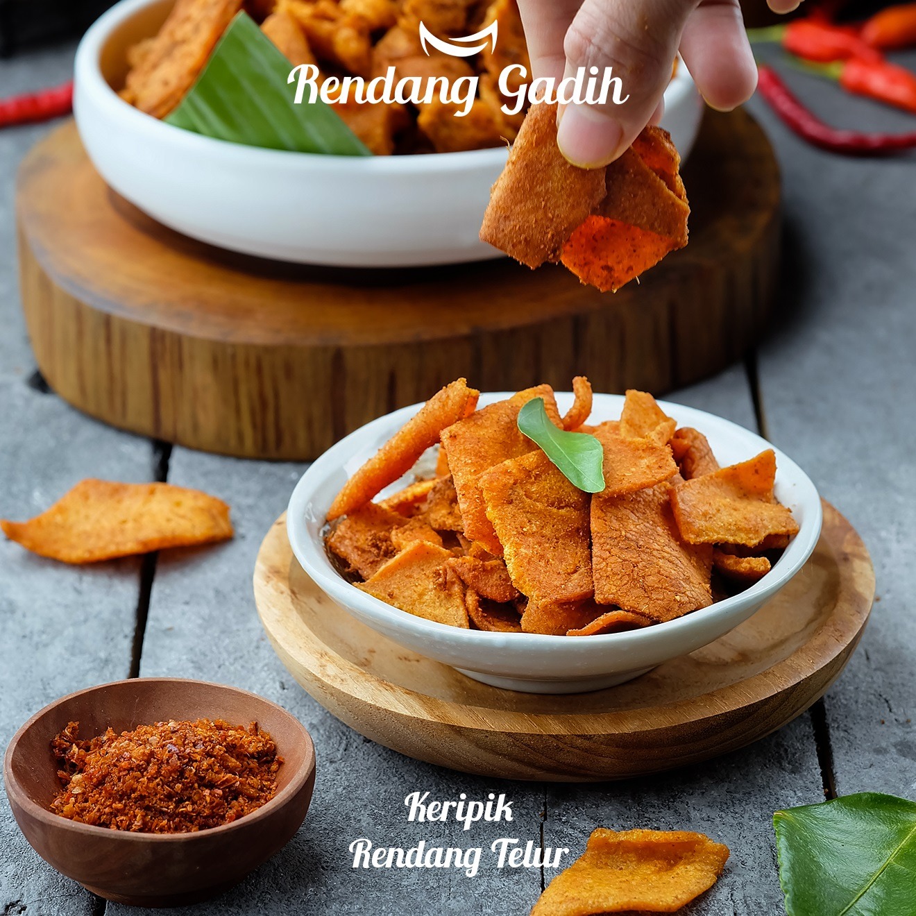 Keripik Rendang Telur (150 gram)