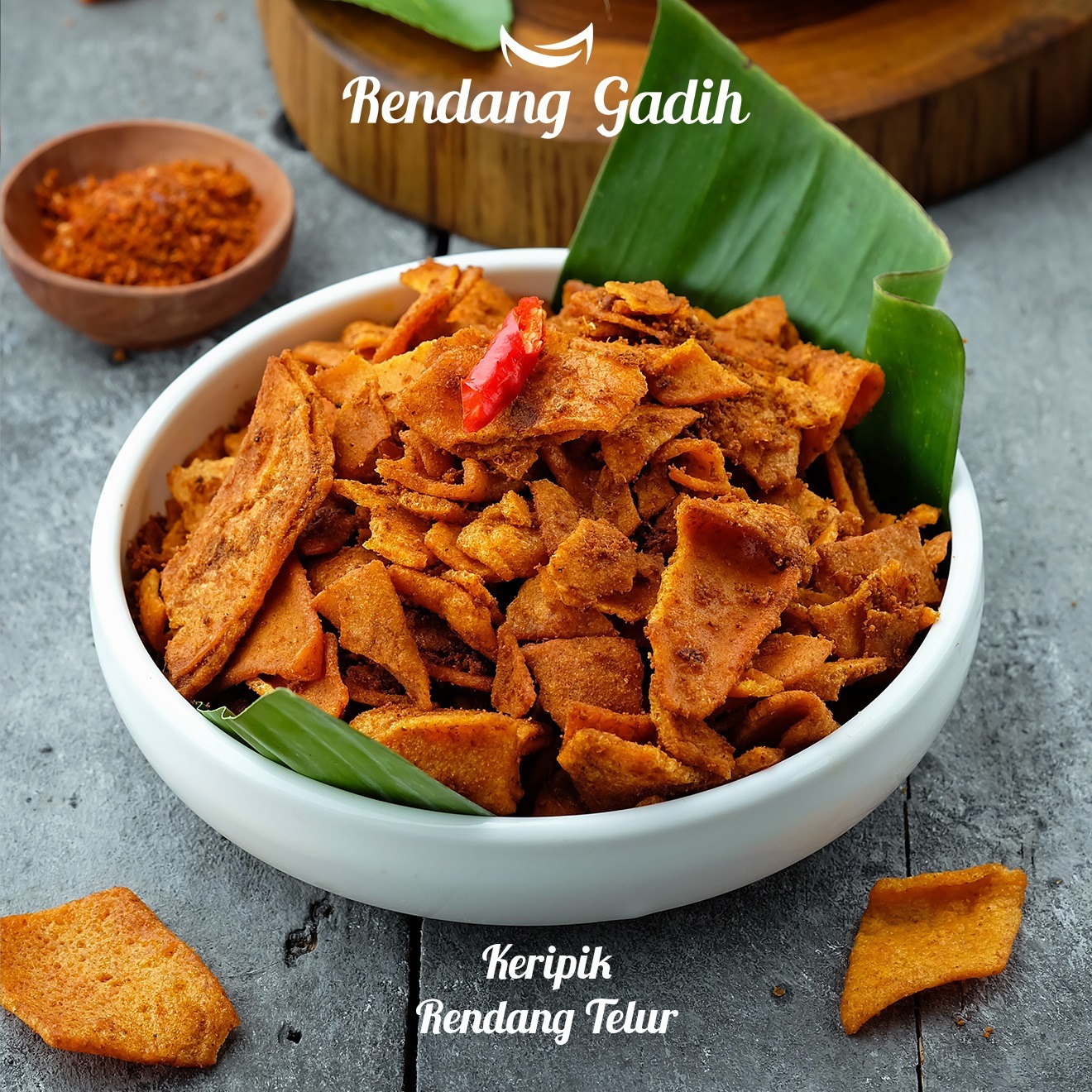 Keripik Rendang Telur (150 gram)