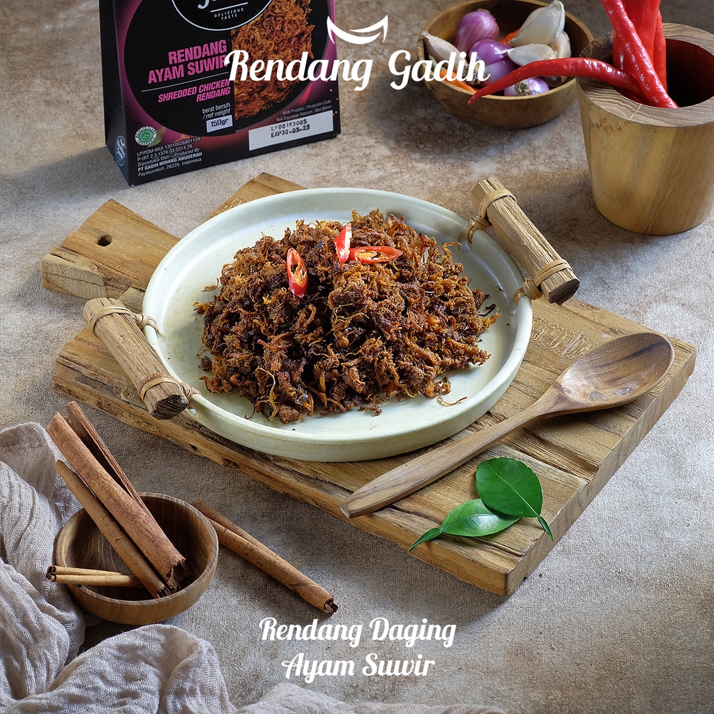 Rendang Daging Ayam Suwir (150 g)