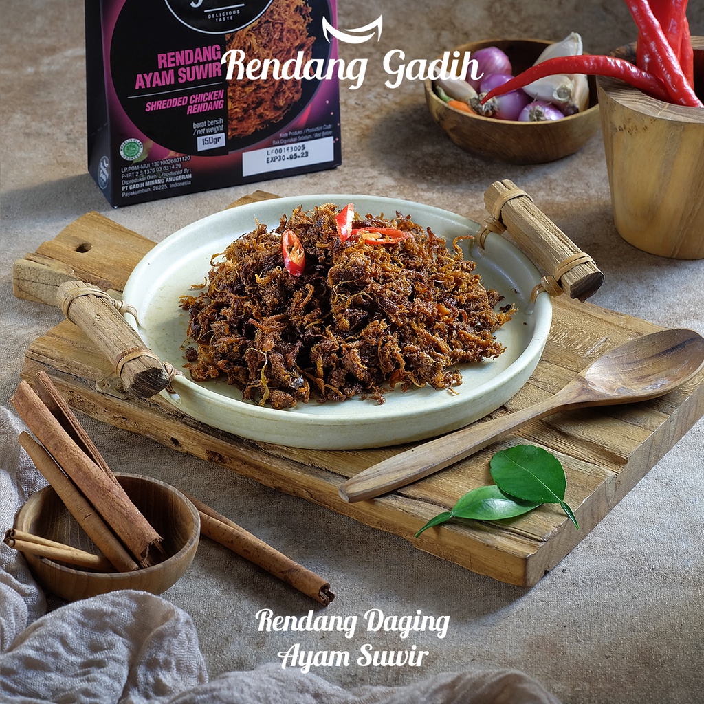 Rendang Daging Ayam Suwir (150 g)