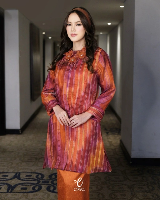 Image of Bodo Top Vasya Orange Purple | EIWA