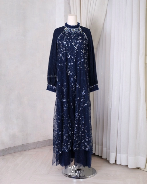 Image of Raglia Dress Navy | EIWA
