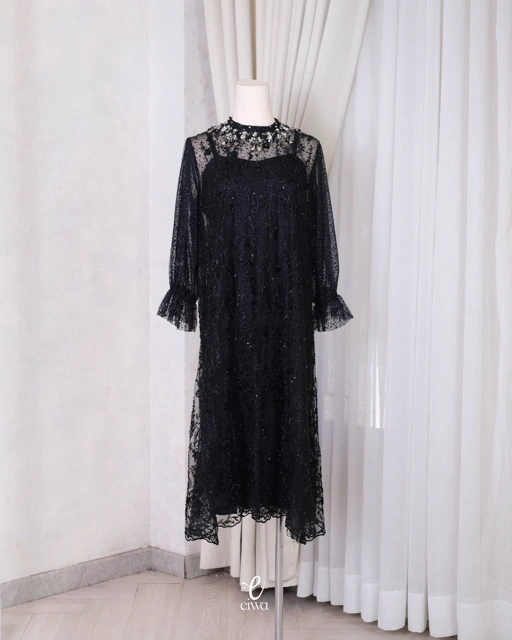 Alisya Tunik Black | EIWA    