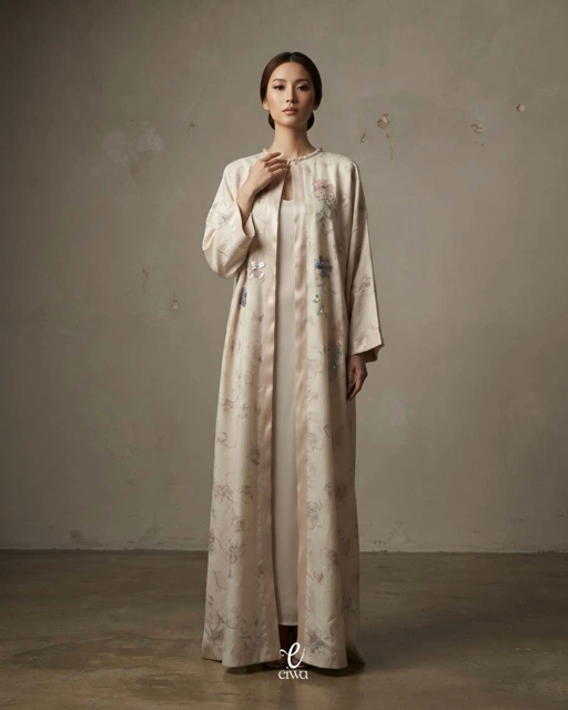 Vira outer dress cream  |EIWA