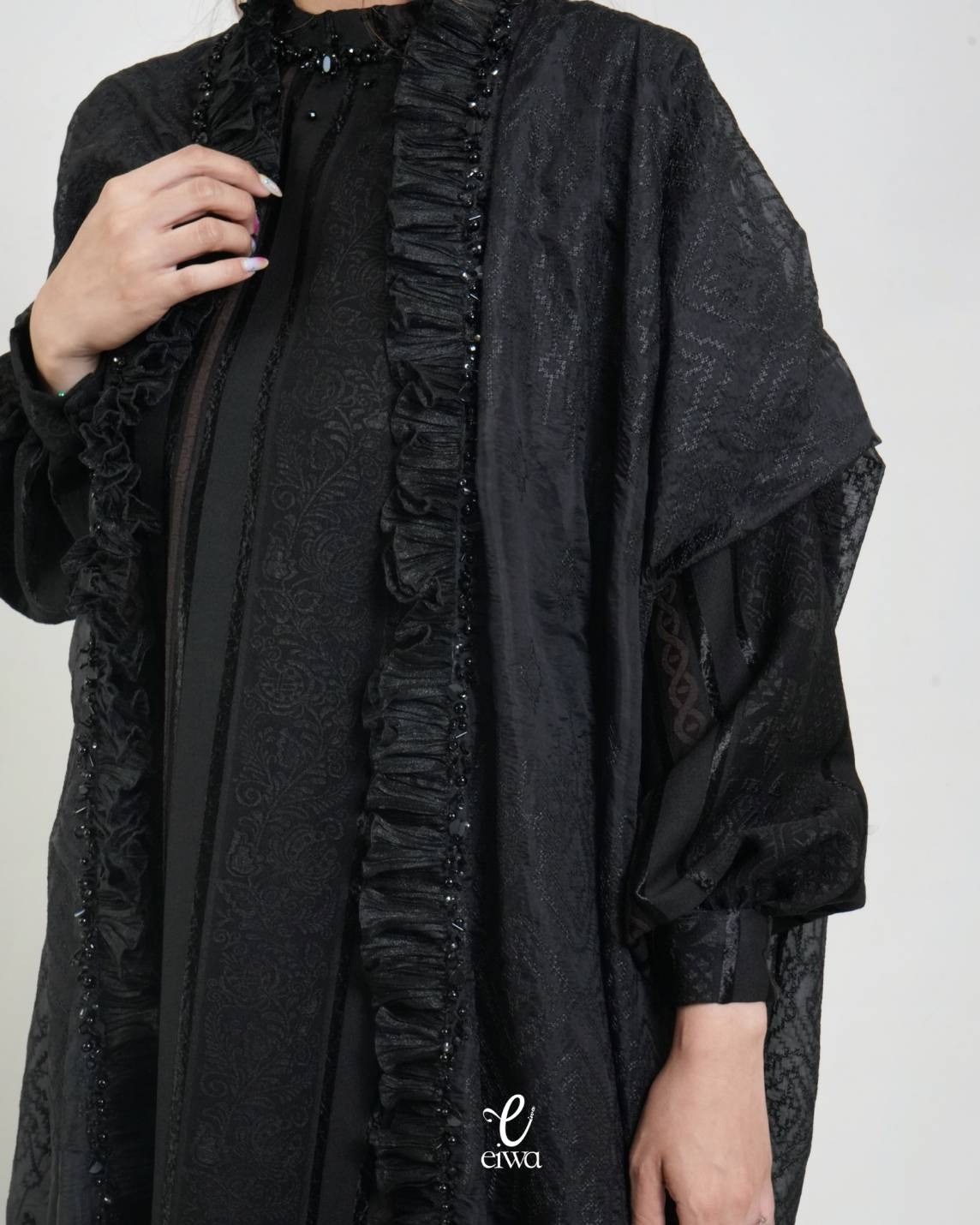 Soraya kaftan black |EIWA