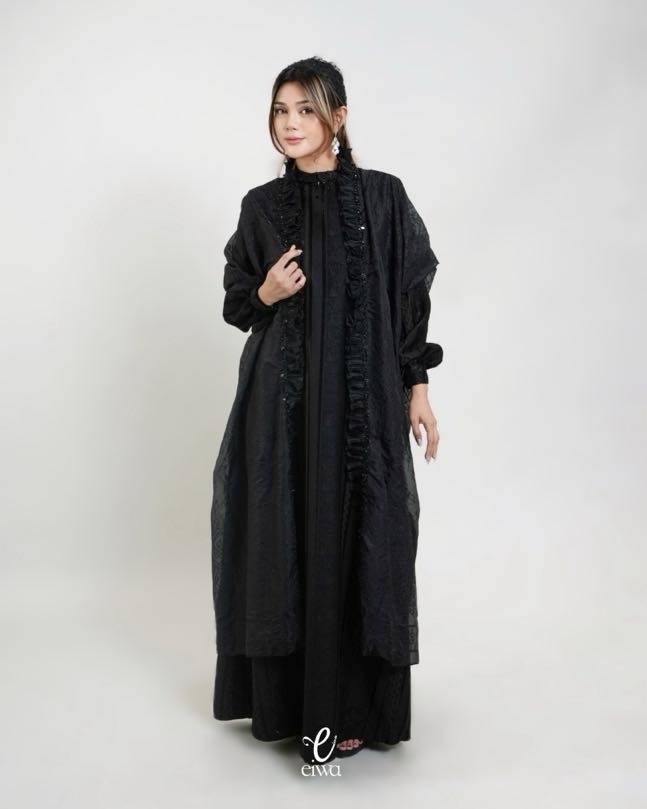 Soraya kaftan black |EIWA