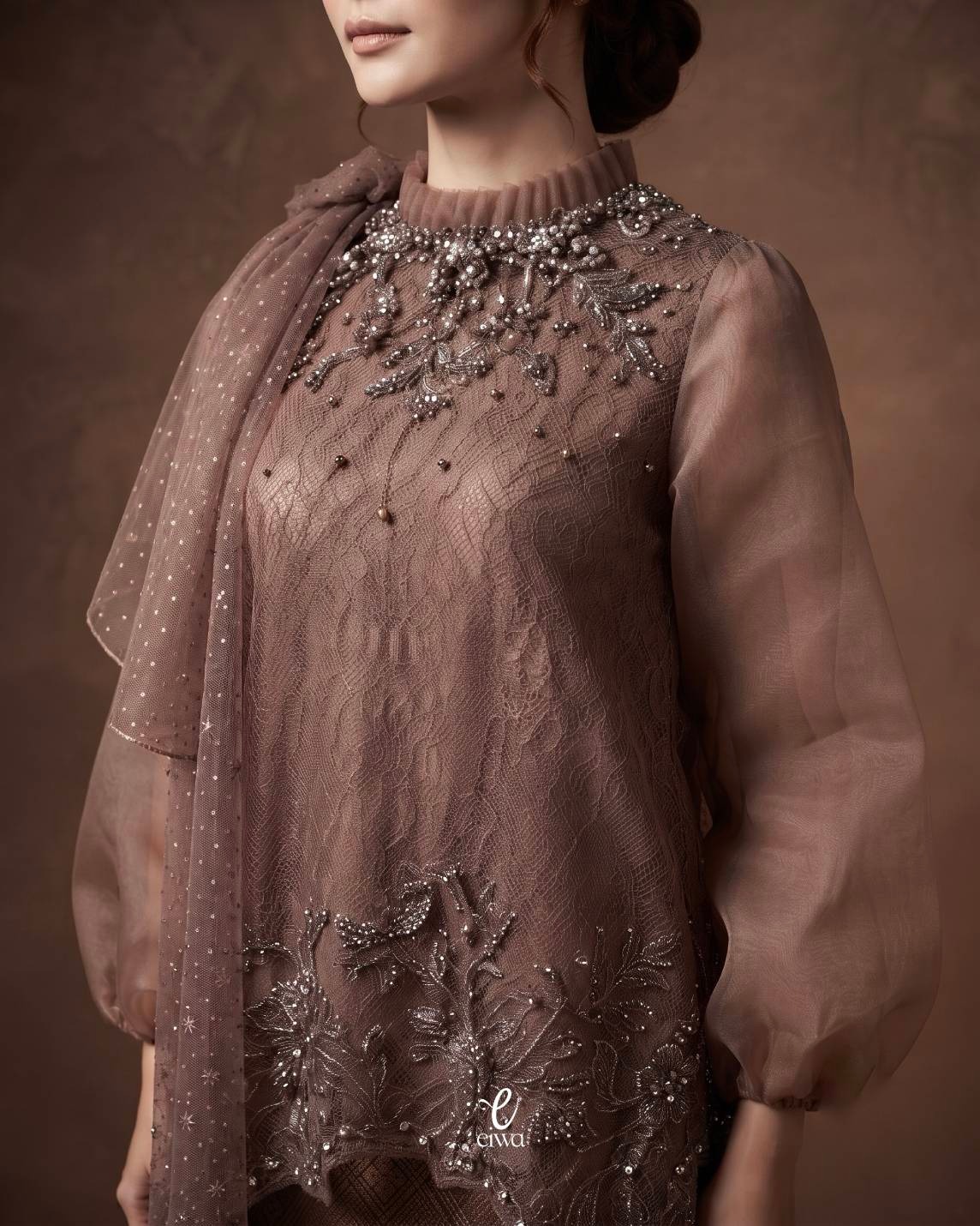 Juwita tunik brown |EIWA
