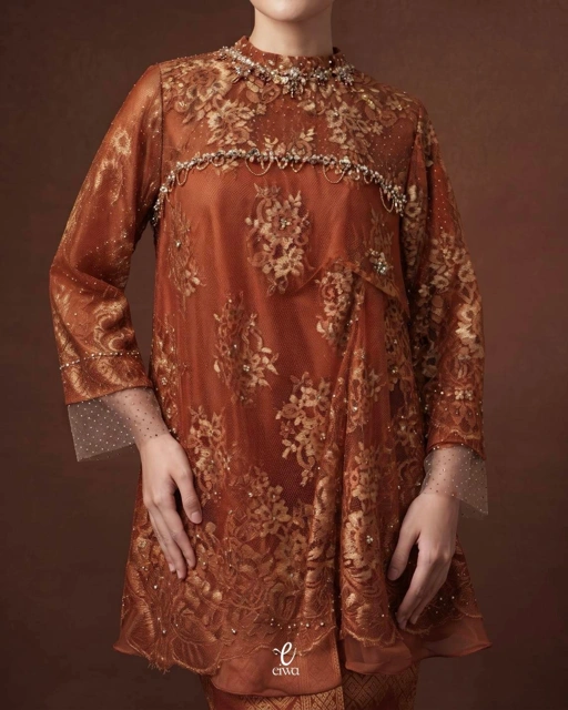 Rania tunik organza |EIWA