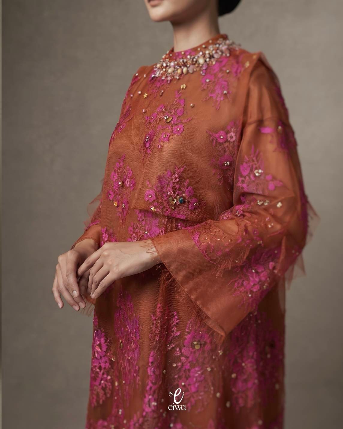 Alshy tunik fanta orange |EIWA