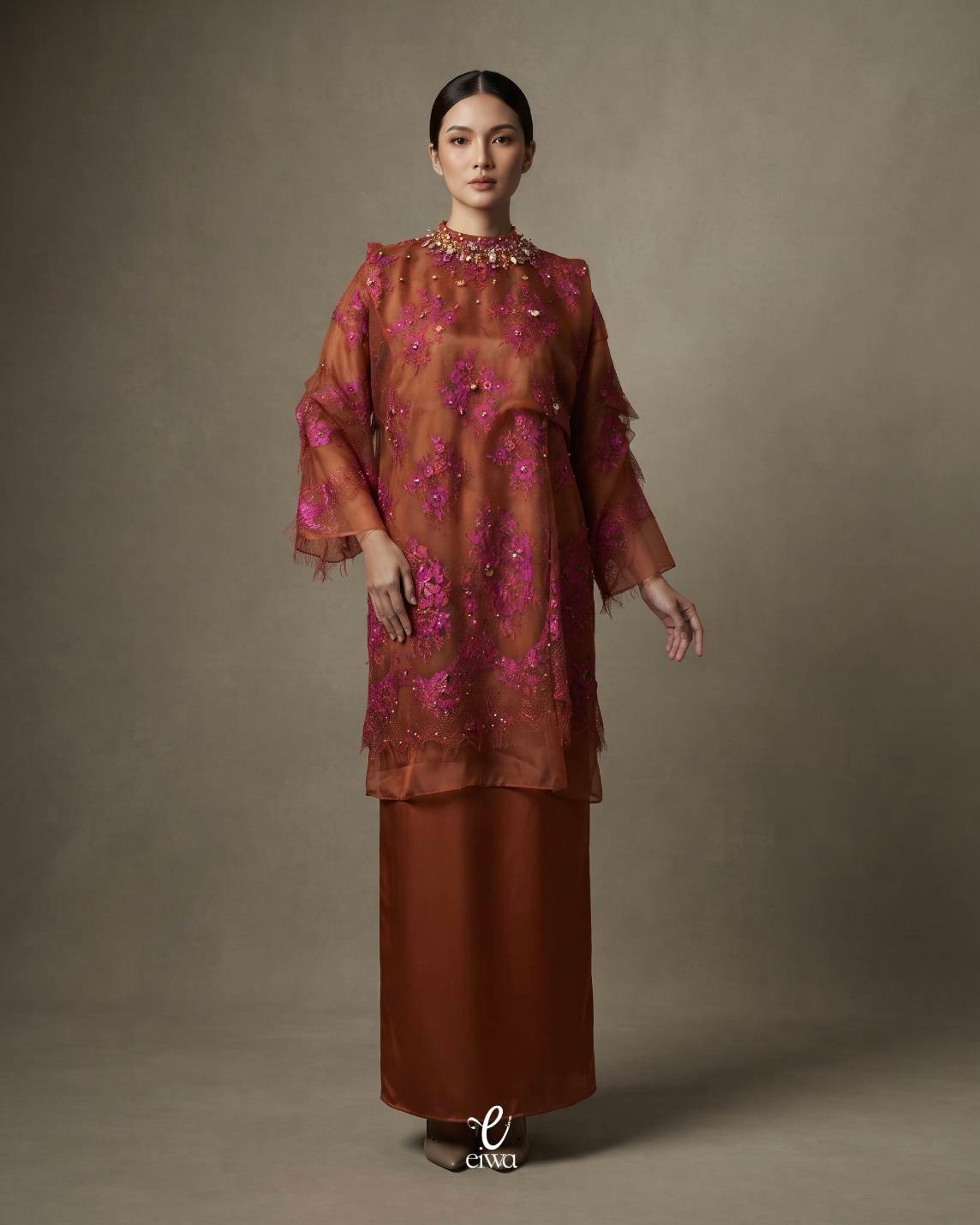 Alshy tunik fanta orange |EIWA
