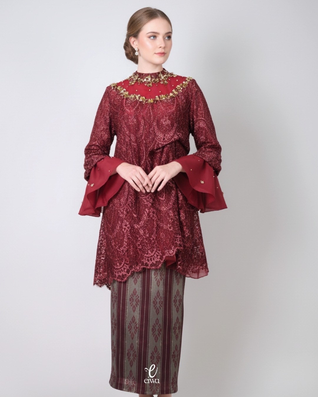 Dyfara Tunik Maroon | EIWA