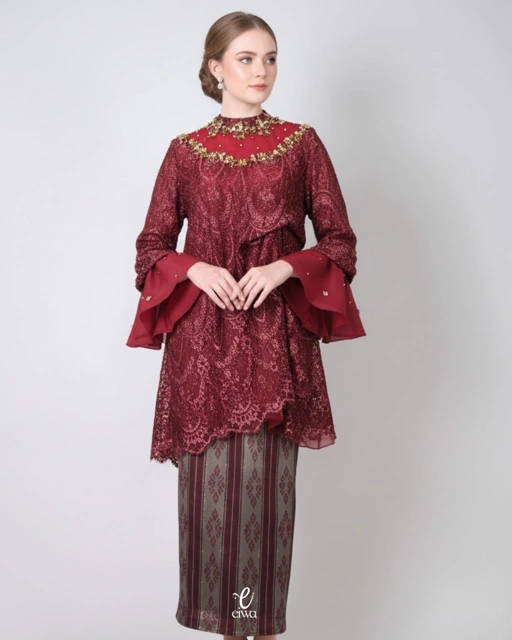 Dyfara Tunik Maroon | EIWA