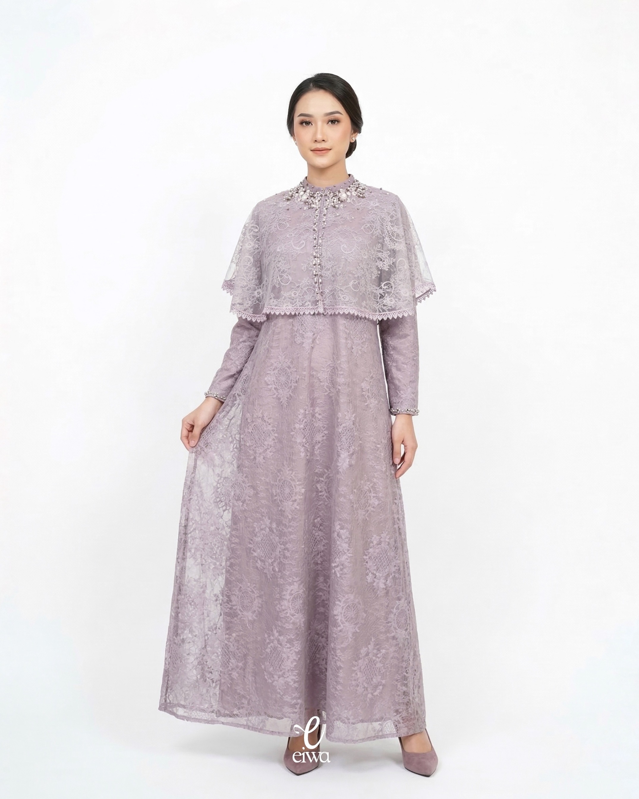 Katifa Dress Lilac | EIWA