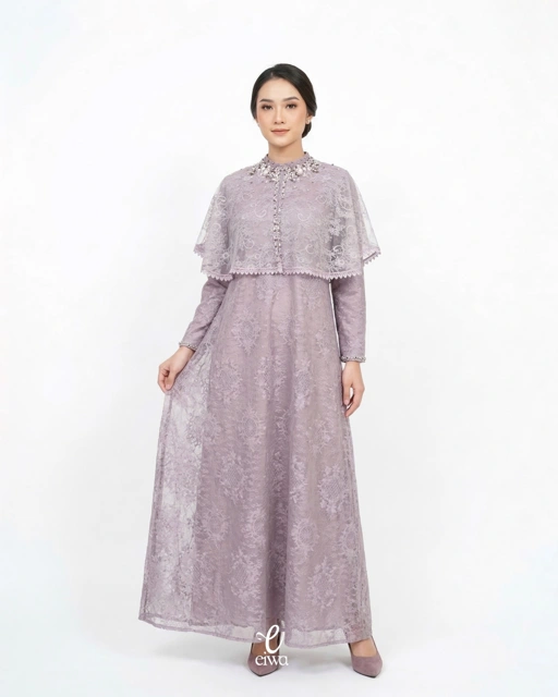 Katifa Dress Lilac | EIWA