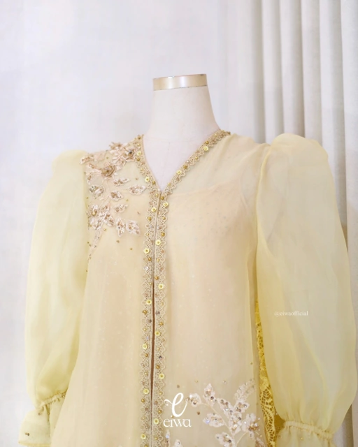 Image of Nisfah Outer Tunik soft yellow | EIWA