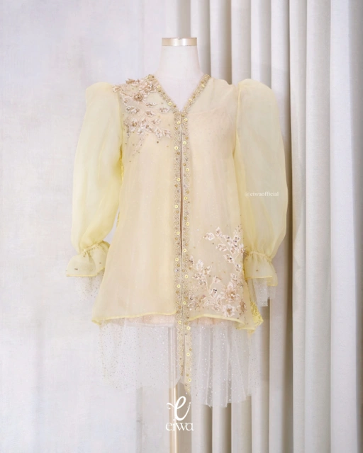 Image of Nisfah Outer Tunik soft yellow | EIWA