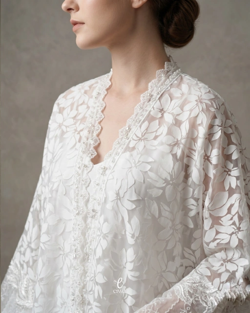 Triflor Outer Dress White | EIWA