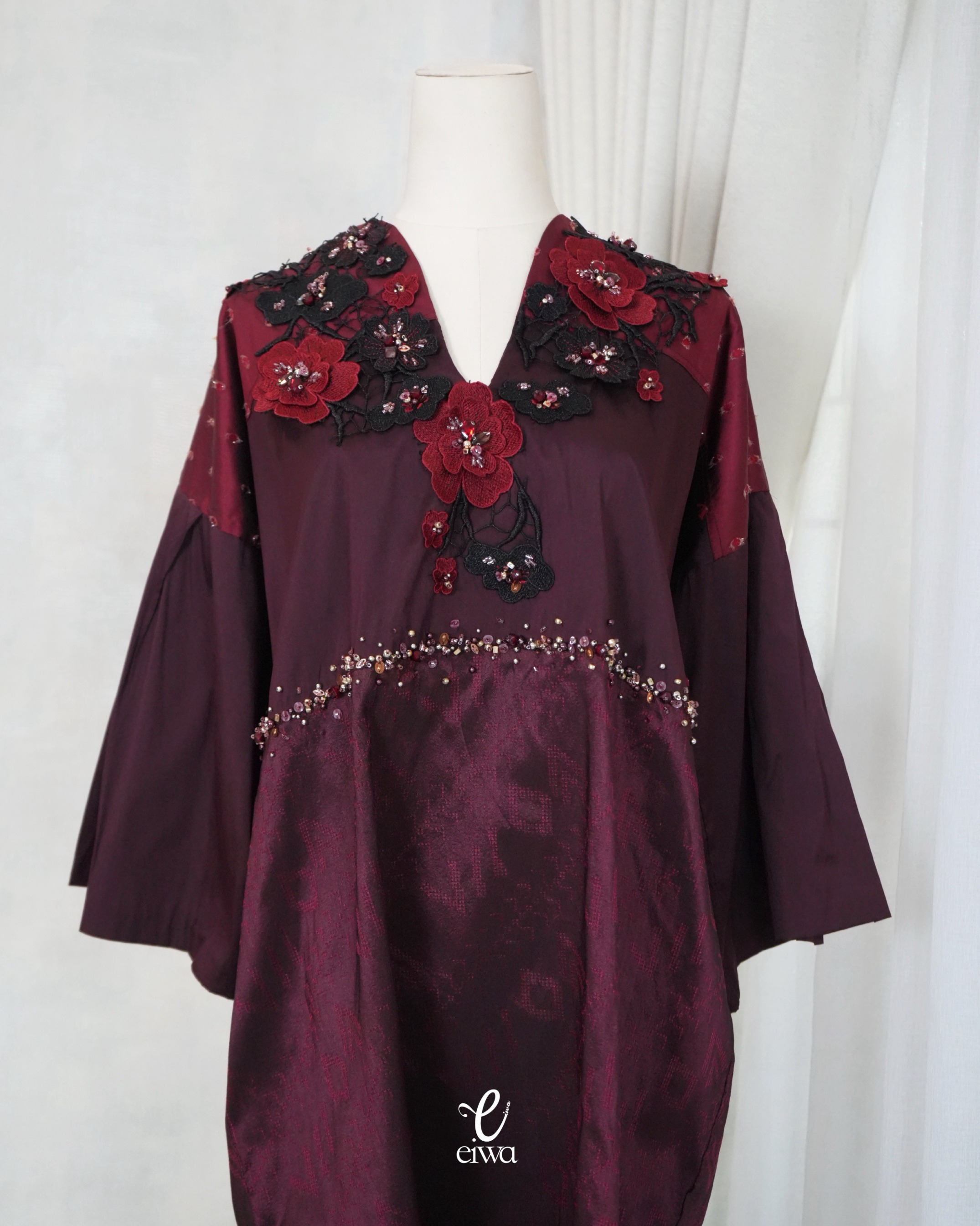 Vlori Bodo Top Burgundy | EIWA