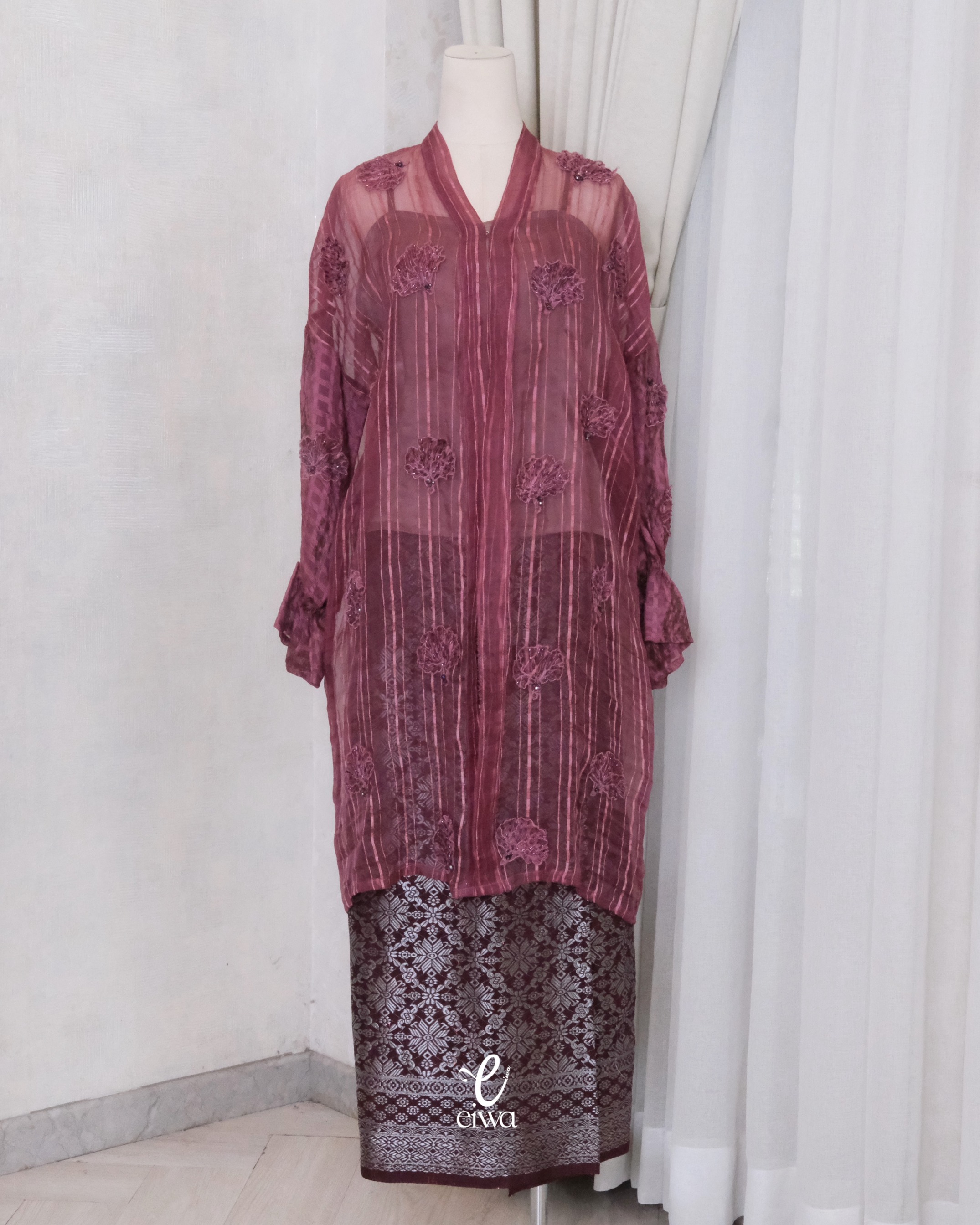 Varsya Outer Tunik Purple | EIWA