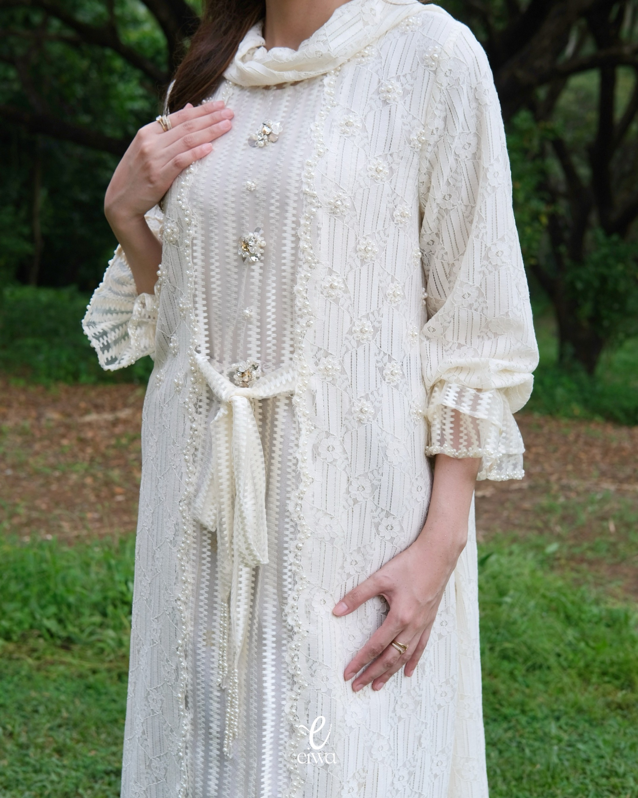 Asyifaa Tunik Broken White | EIWA