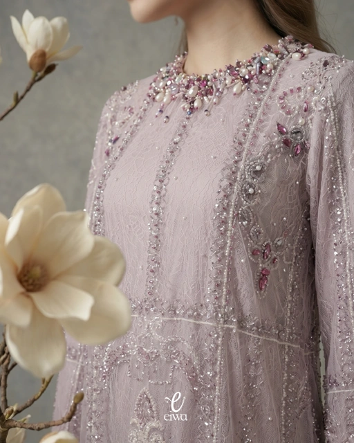 Image of Azzura Dress Soft Lavender | EIWA