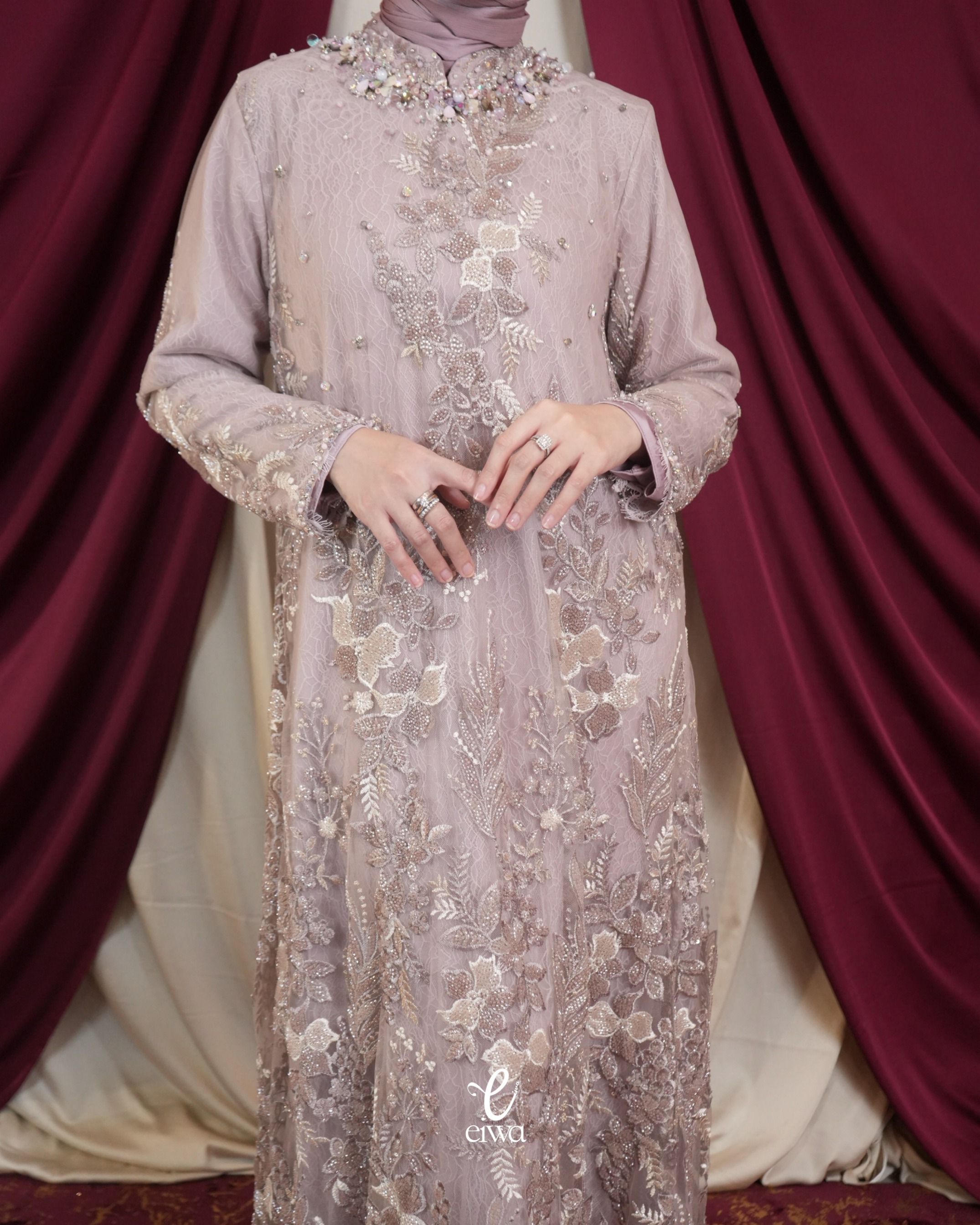 Aralana Dress Dove | EIWA