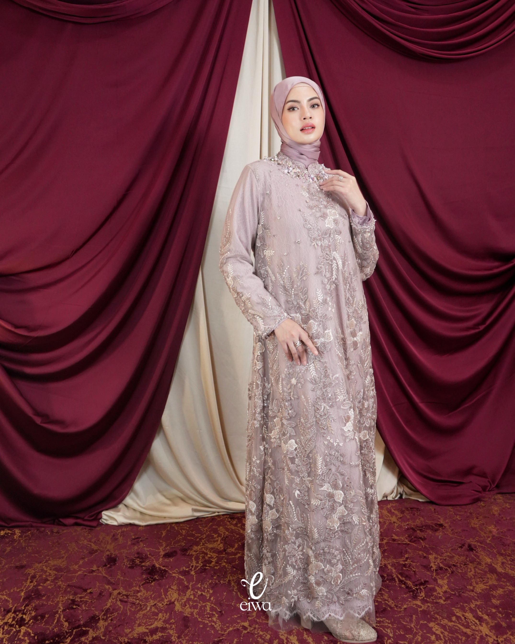 Aralana Dress Dove | EIWA