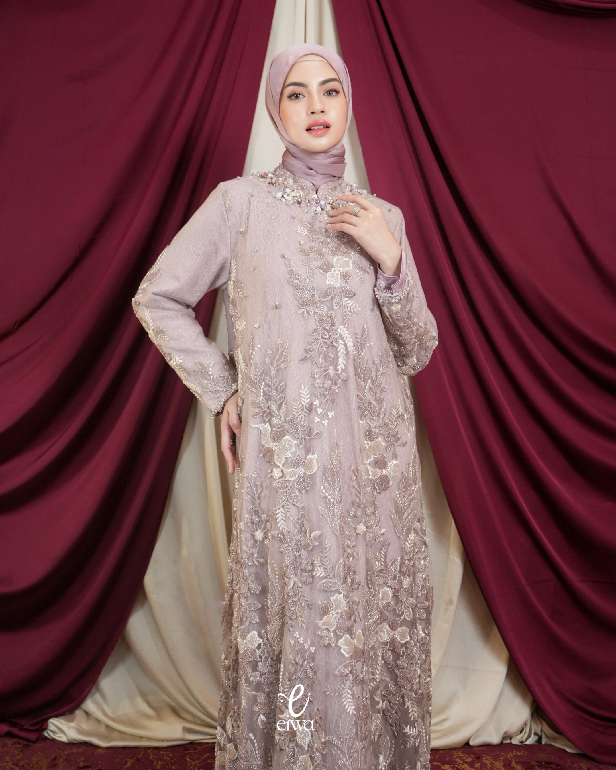 Aralana Dress Dove | EIWA