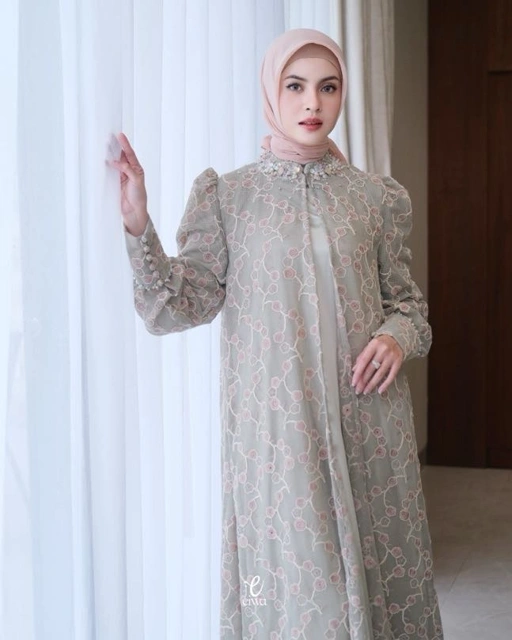 Image of Cassio Outer Dress Sage | Eiwa