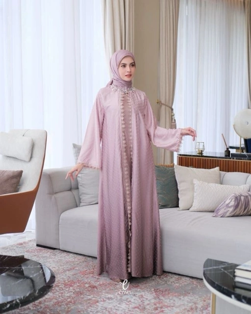 Image of Shalmah Dress Rosybrown | Eiwa